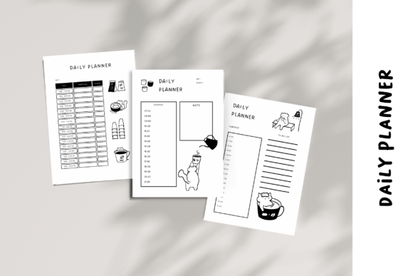 Download Cute Daily Planner Template - Premium Bundle