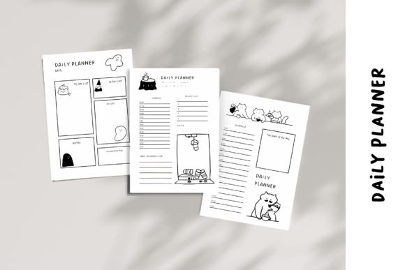 Download Cute Daily Planner Template - Premium Bundle