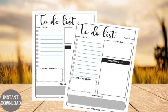 Download Classic to Do List Template Printable - Premium Resources